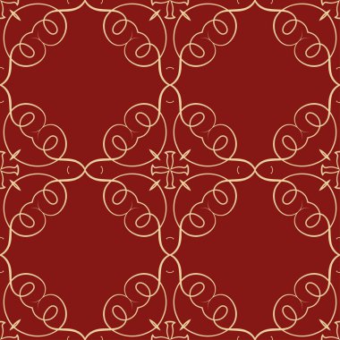 Retro pürüzsüz desen