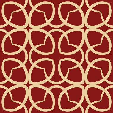 Retro pürüzsüz desen