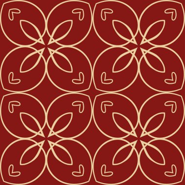 Retro pürüzsüz desen