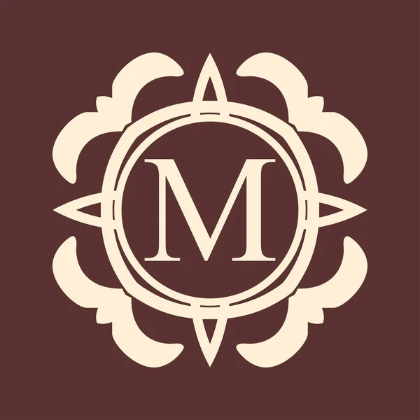 Monogramme ornemental vintage — Image vectorielle