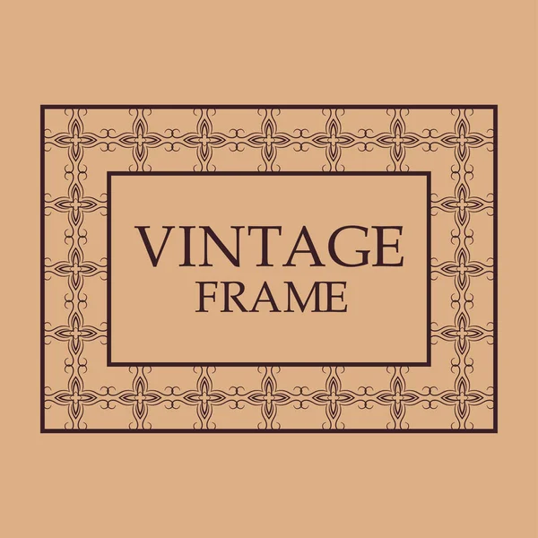 Cornice ornamentale vintage — Vettoriale Stock