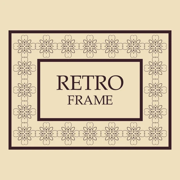 复古装饰框架 — 图库矢量图片