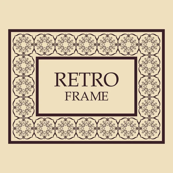 复古装饰框架 — 图库矢量图片