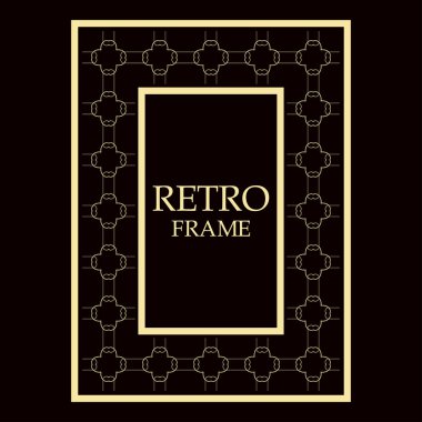Vintage dekoratif çerçeve