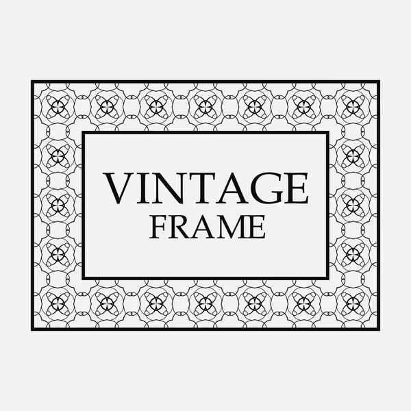 Vintage ornamental frame — Stock Vector