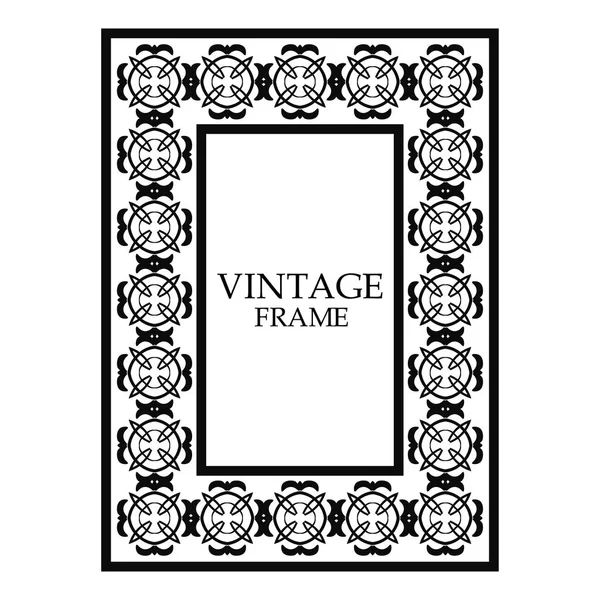 Armação ornamental vintage — Vetor de Stock