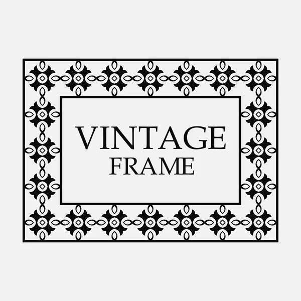 Vintage ornamental frame — Stock Vector