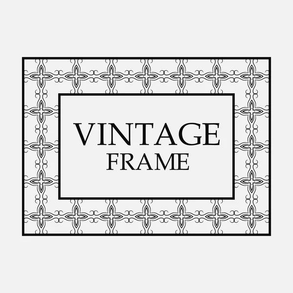 Vintage ornamental frame — Stock Vector