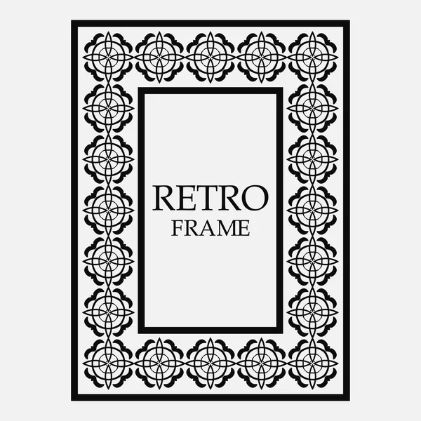 Marco ornamental vintage — Archivo Imágenes Vectoriales
