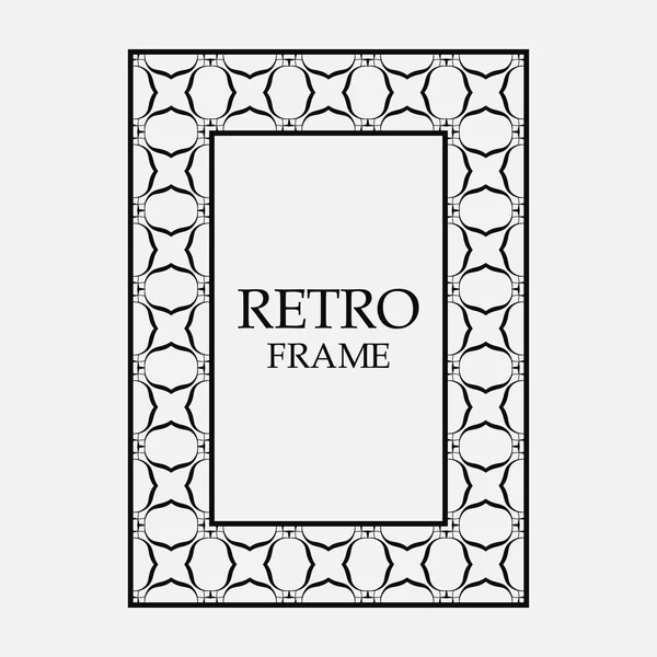 Marco ornamental vintage — Vector de stock