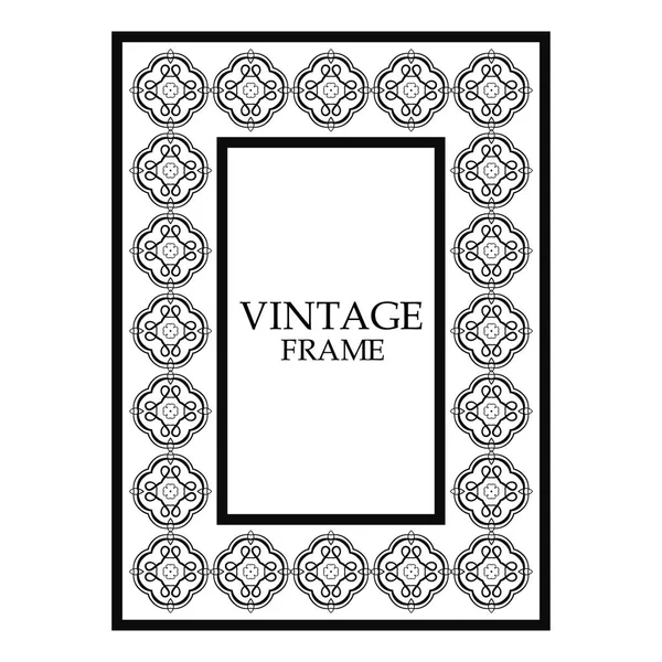 Vintage ornamental frame — Stock Vector