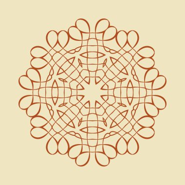 yuvarlak süsleme desen