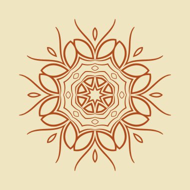 yuvarlak süsleme desen