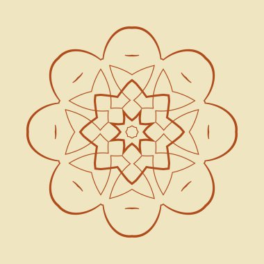 yuvarlak süsleme desen