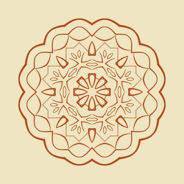 yuvarlak süsleme desen