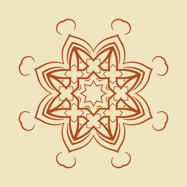 yuvarlak süsleme desen