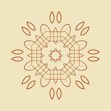 yuvarlak süsleme desen