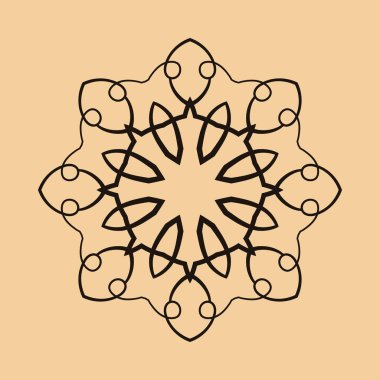 yuvarlak süsleme desen