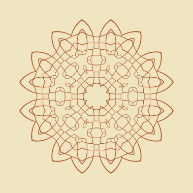 yuvarlak süsleme desen