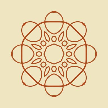 yuvarlak süsleme desen