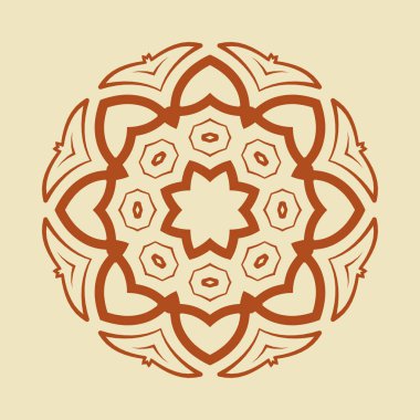 yuvarlak süsleme desen