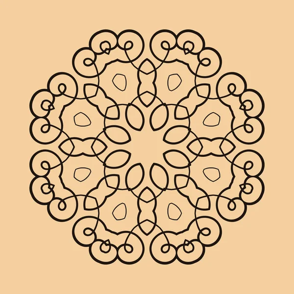 yuvarlak süsleme desen