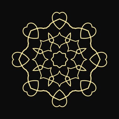 yuvarlak süsleme desen