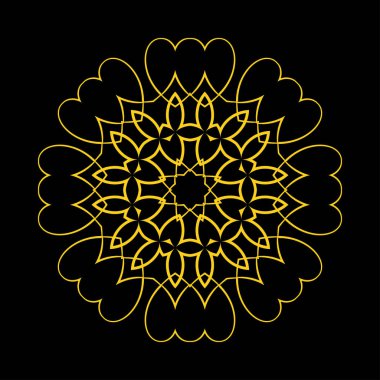 yuvarlak süsleme desen