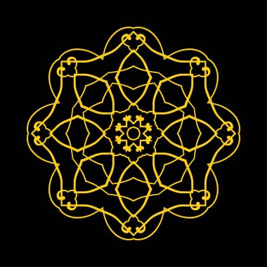 yuvarlak süsleme desen