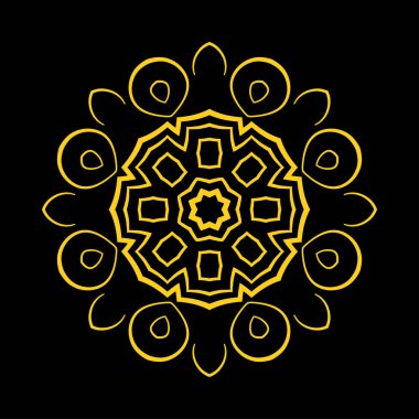 yuvarlak süsleme desen