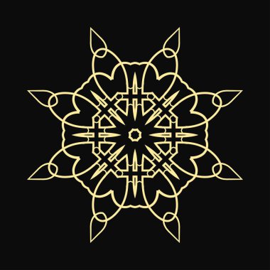 yuvarlak süsleme desen