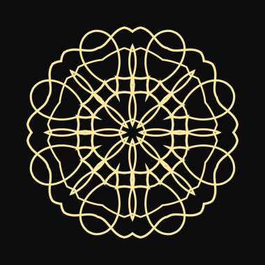 yuvarlak süsleme desen