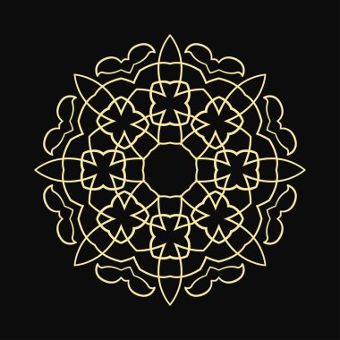 yuvarlak süsleme desen