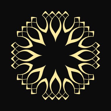 yuvarlak süsleme desen