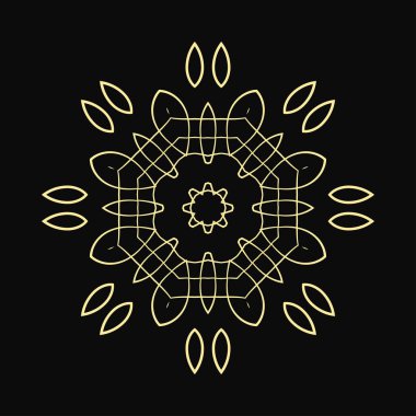 yuvarlak süsleme desen