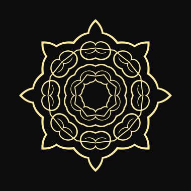 yuvarlak süsleme desen