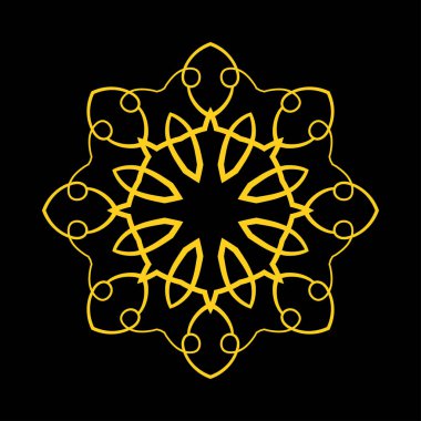 yuvarlak süsleme desen