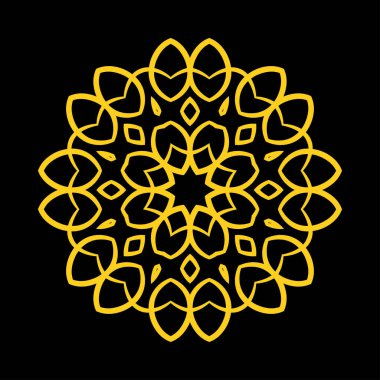 yuvarlak süsleme desen