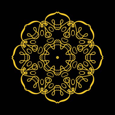 yuvarlak süsleme desen