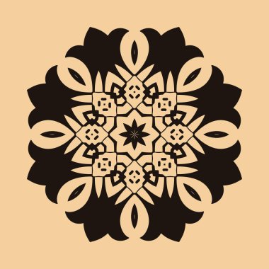 yuvarlak süsleme desen