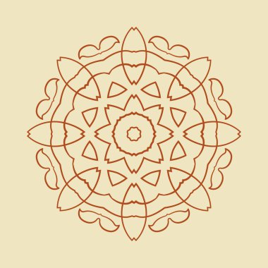 yuvarlak süsleme desen