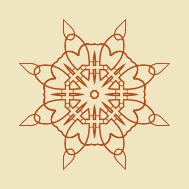 yuvarlak süsleme desen