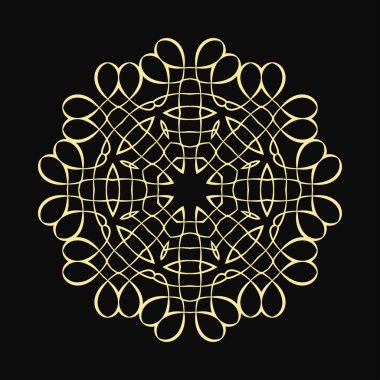 yuvarlak süsleme desen