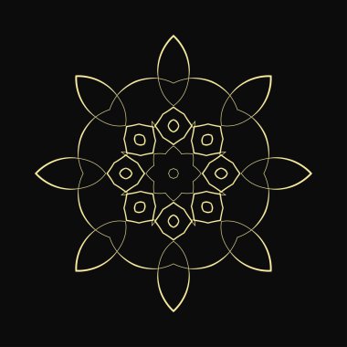 yuvarlak süsleme desen