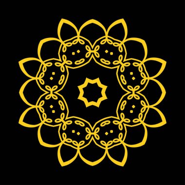 yuvarlak süsleme desen