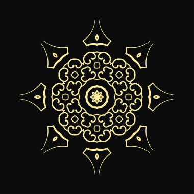 yuvarlak süsleme desen