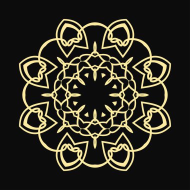 yuvarlak süsleme desen