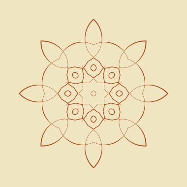 yuvarlak süsleme desen