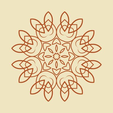 yuvarlak süsleme desen