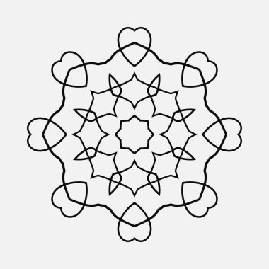 yuvarlak süsleme desen